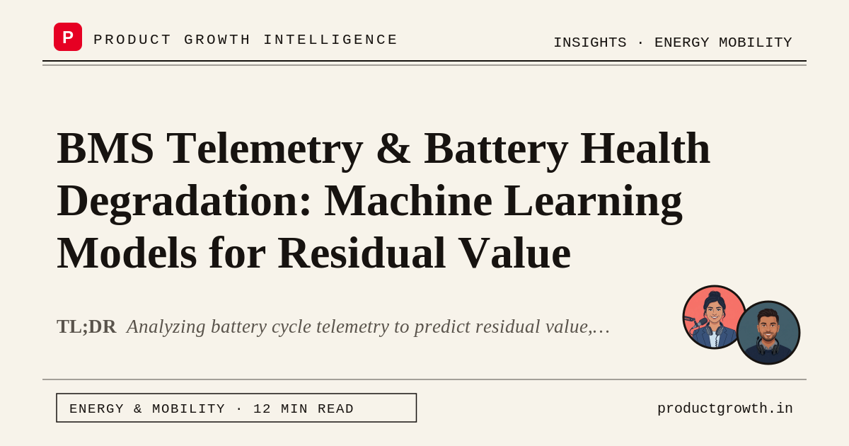 BMS Telemetry & Battery Health Degradation: Machine Learning Models for ...