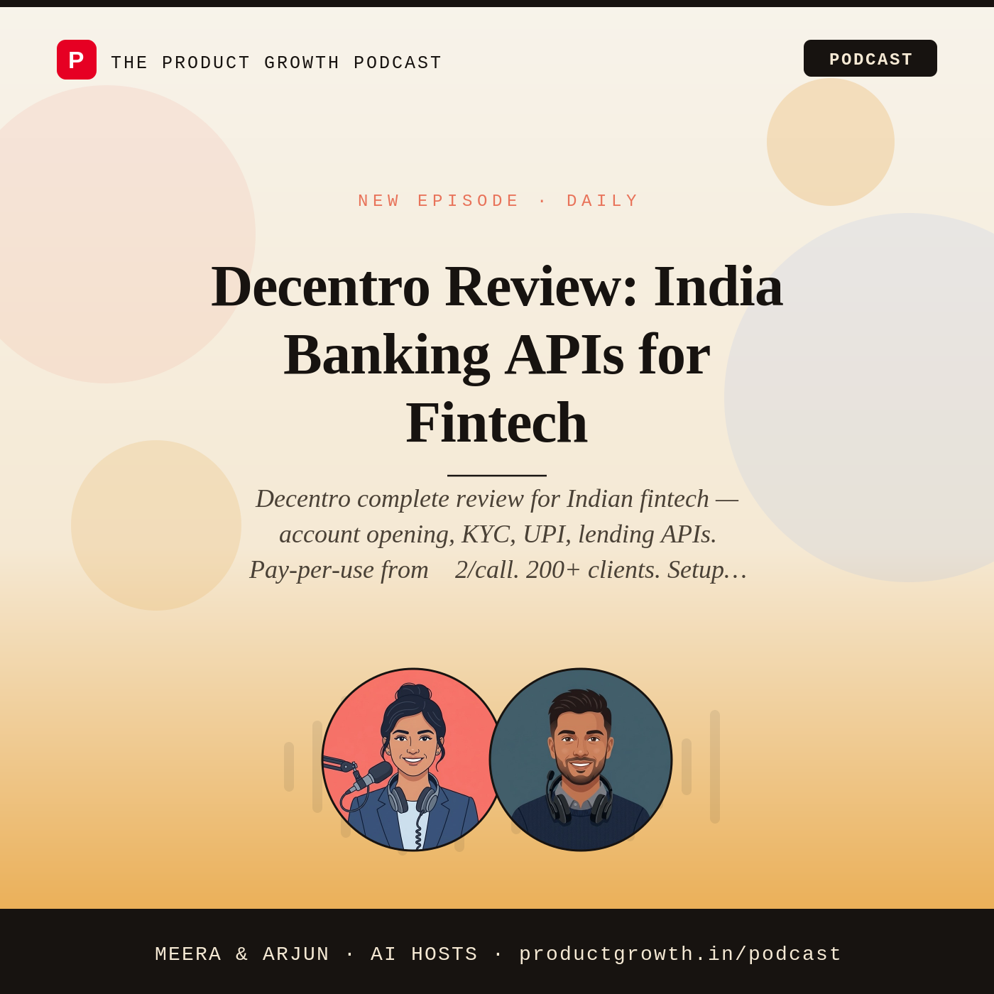 Decentro India Banking APIs for Fintech | productgrowth.in episode artwork