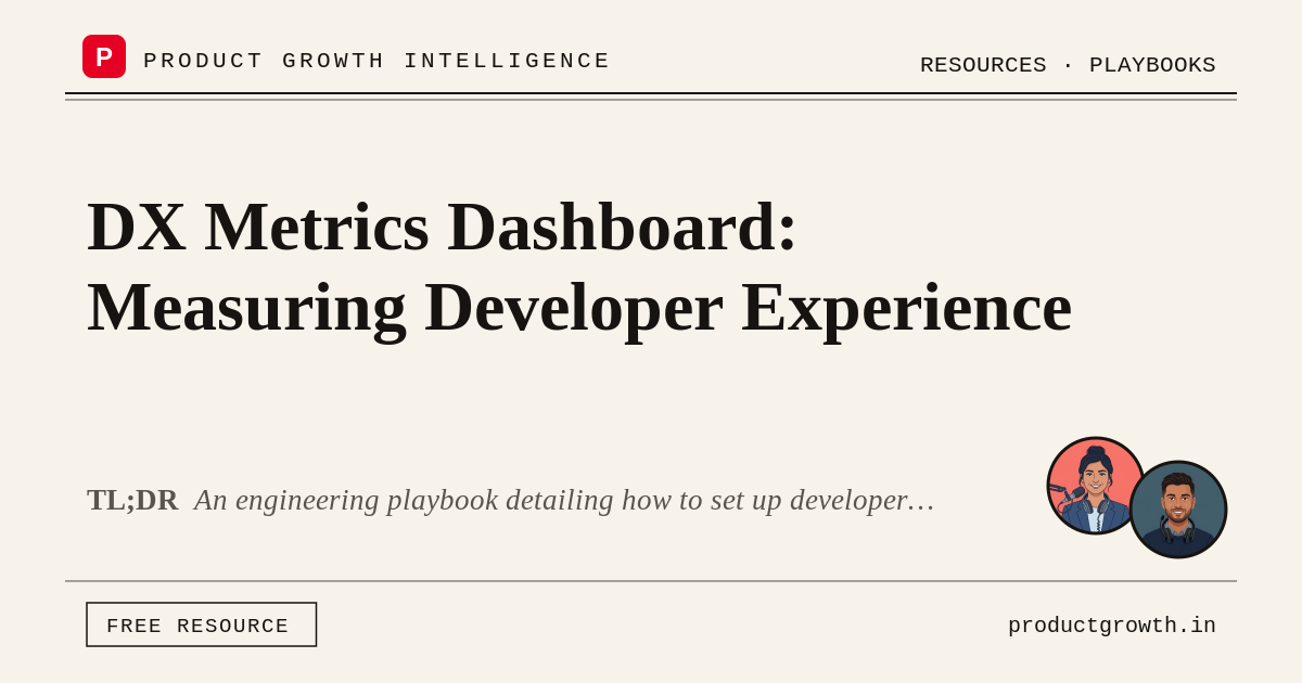 DX Metrics Dashboard: Measuring Developer Experience