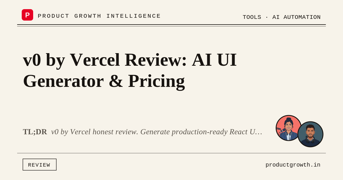 v0 by Vercel Review 2026: AI UI Generator for Product Teams ...