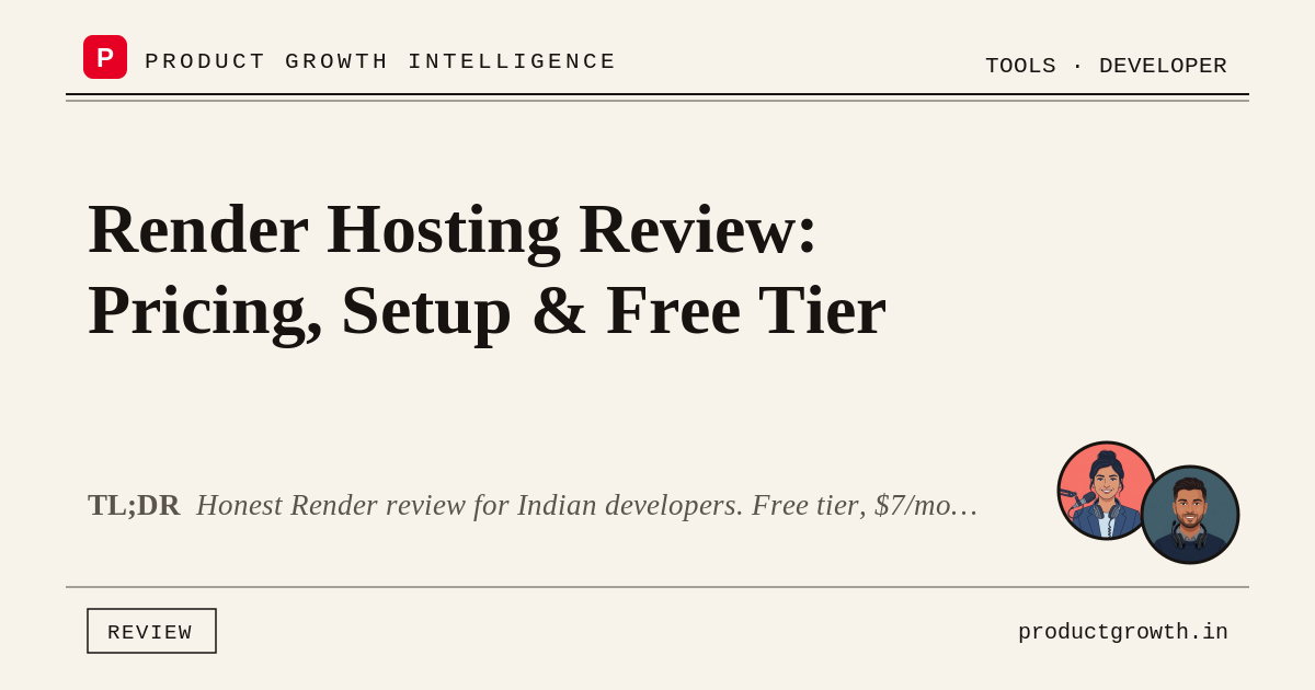 Render Review 2026: Simple Cloud Hosting for Indian Developers ...