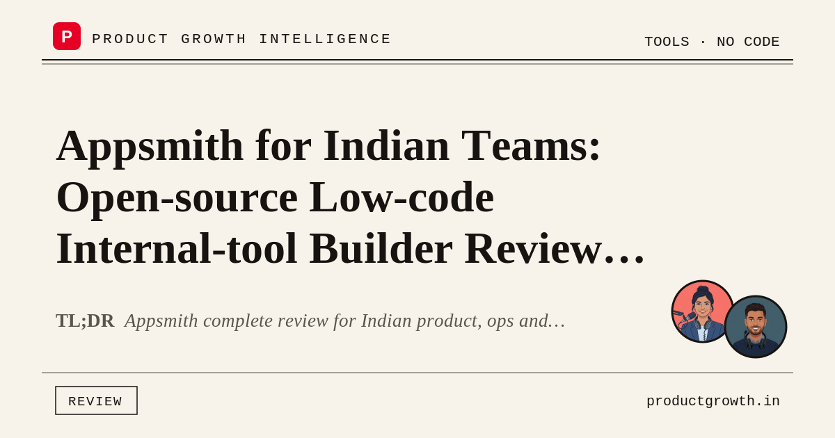 Appsmith for Indian Teams: Open-source Low-code Internal-tool Builder ...