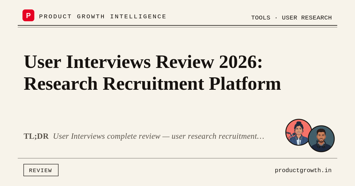 Subcom Interviews User Interviews Review 2026: Research Recruitment Platform